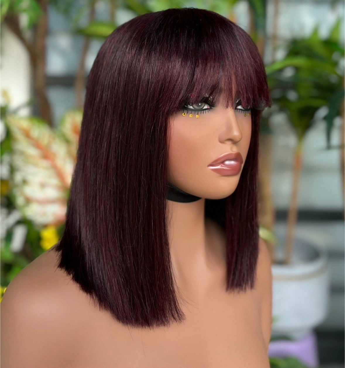 Velvet bang bob
