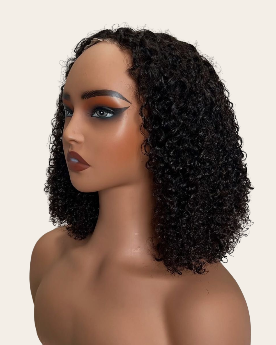 Curly bob wig