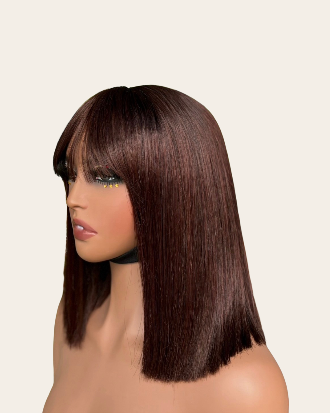 Burgundy Bang Chic